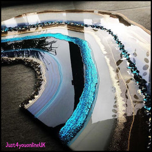 Biodegradable bio glitter bulk wholesale art artist resin geode resin art gallery painter painting craft love me sparkle beauty fashion nails nail technician eco friendly bios environment recycled products glue world wide shipping Colorberry Mrs abstract