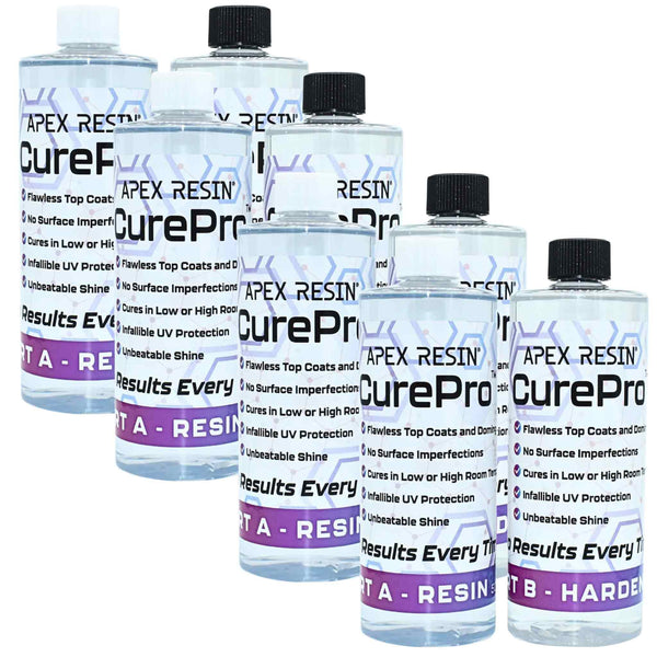 Apex Resin CurePro 4L Kit for Top Coat and Doming