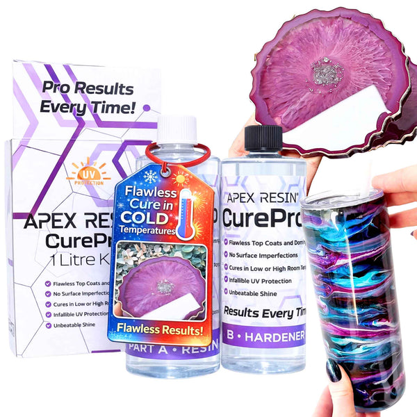 CurePro Epoxy Resin Kit - Crystal Clear Epoxy Apex Resin