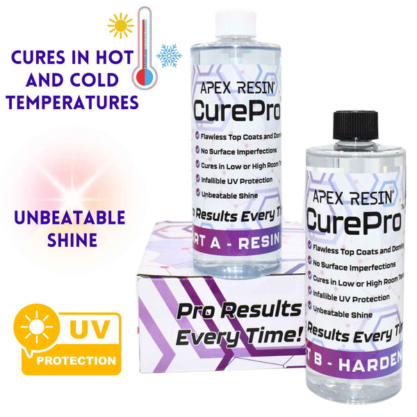 CurePro Professional Top Coat & Doming Epoxy | Apex Resin