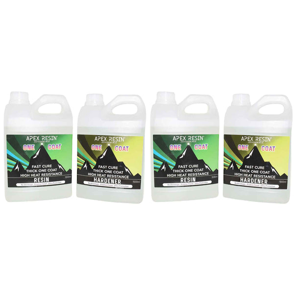 Apex Resin Fast Cure Epoxy 4 Litre Kit