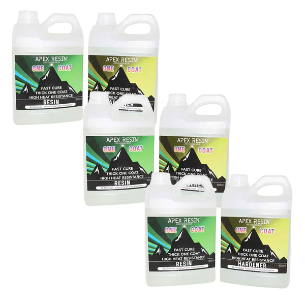 Apex Resin Fast Cure Epoxy 6 Litre Kit