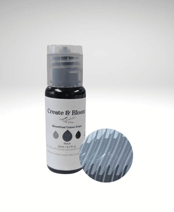 Black Bloom Cast Drops – Water-Based Pigment dye for Eco Pour