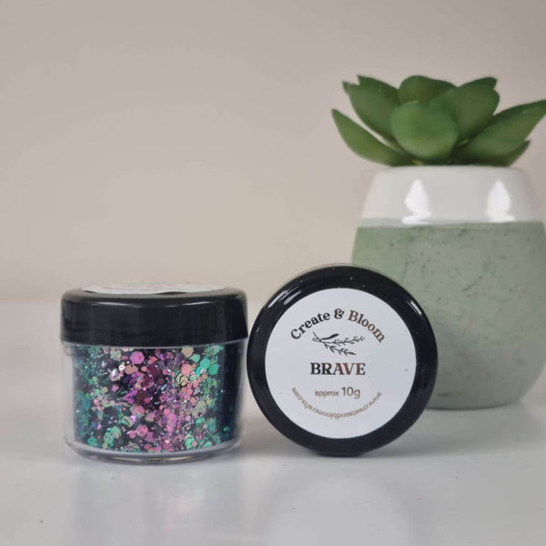 Ultra Chameleon Colour Shift Bloom Glitter: Brave