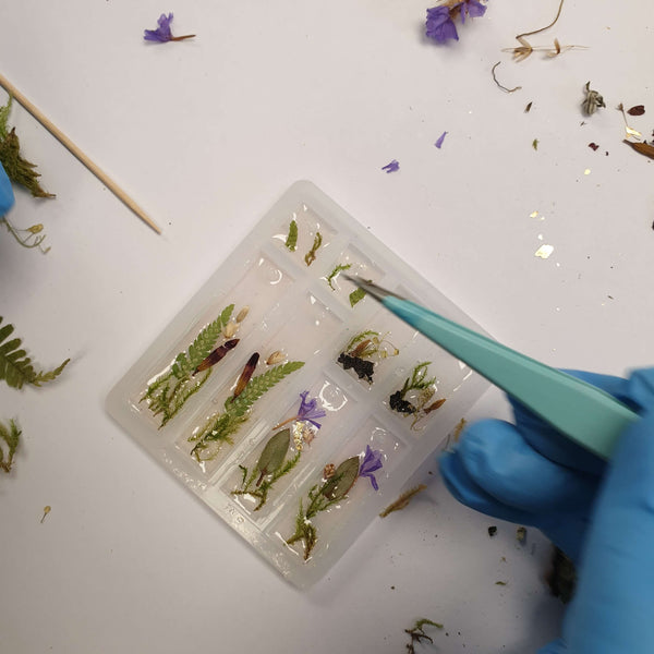 Beginner Resin Jewellery Kit - Enchanted Woodland Earrings