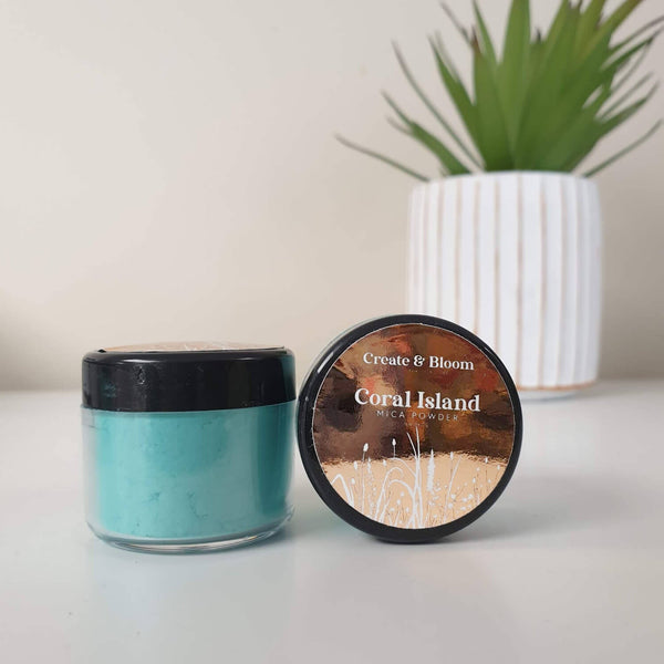 Simply Shimmering Mixed Media Mica Powder: Coral Island