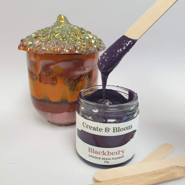 Opaque Resin Pigment: Blackberry Purple