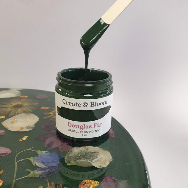 Opaque Resin Pigment: Douglas Fir Green