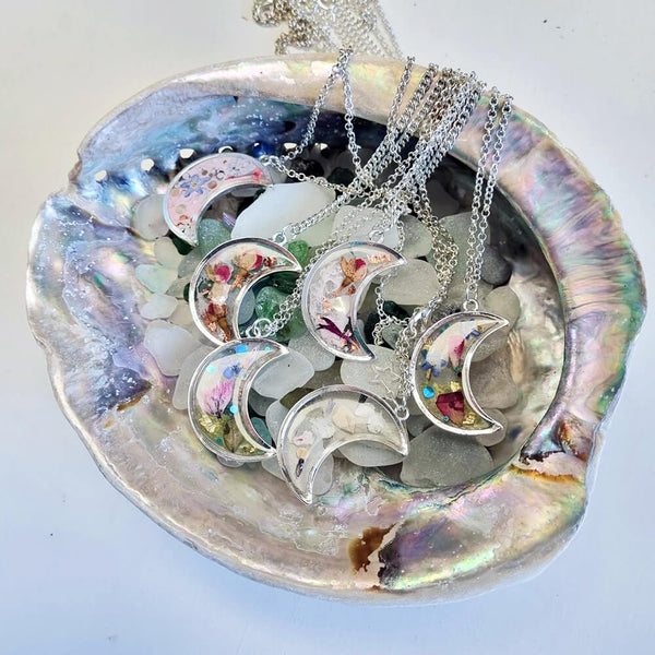 Resin Jewellery Kit - Pink Moon Necklaces Starter Set