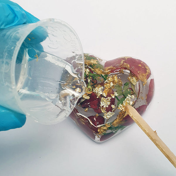 Epoxy Resin Kit : Floral Trinket, Botanical dish - Make 3!