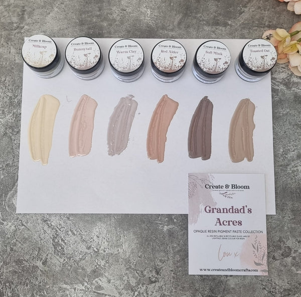 Opaque Epoxy Resin Pigment Paste Bundle: Grandads Acres!