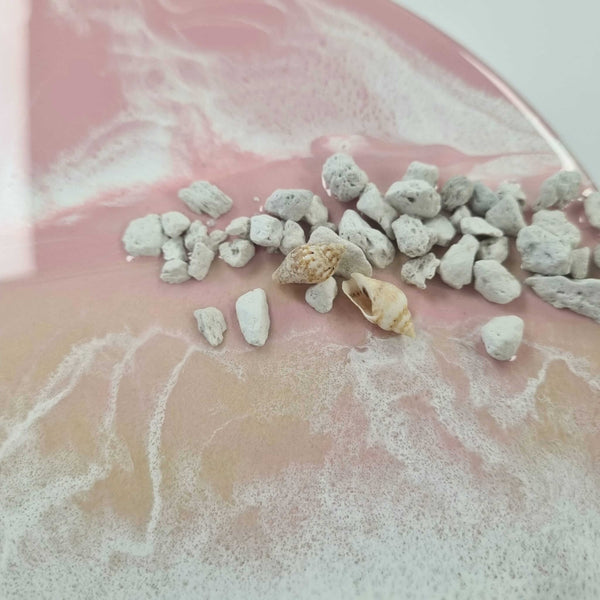 Ocean Paradise Resin Craft Kit – Pink & Gold Ocean Resin Art Kit with Apex One Coat Epoxy Resin