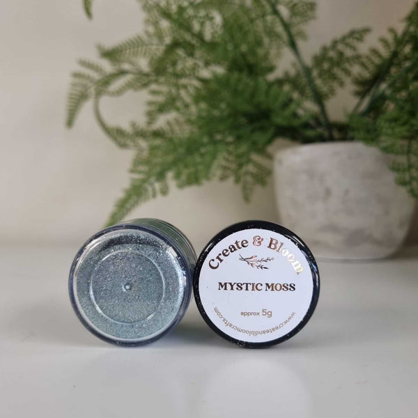 Pigmented Sparkle Mica Mix: Mystic Moss!