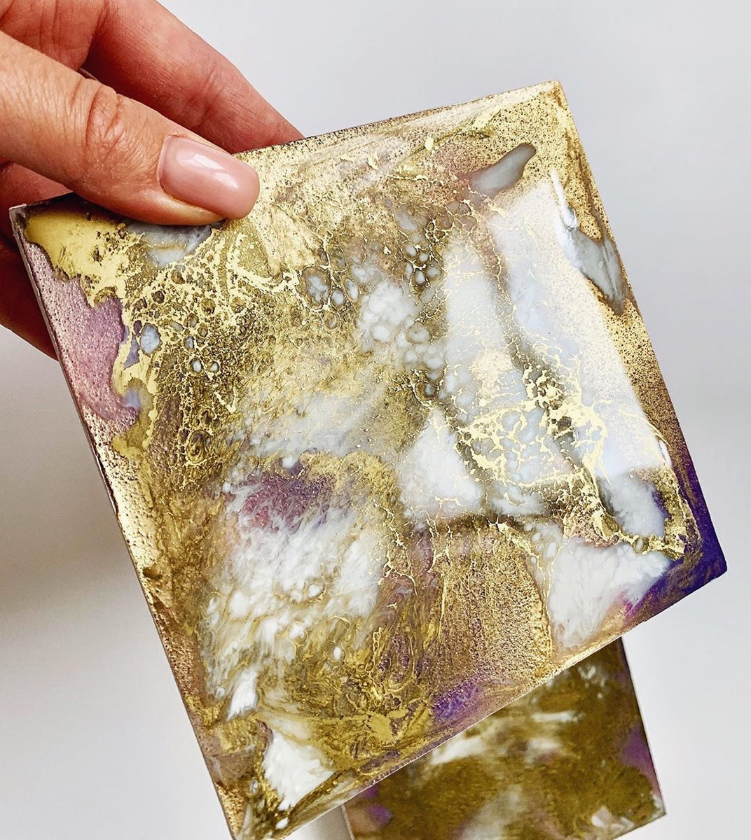 Metallic Gold and Silver Pigment Powders create the most beautiful Epo ...
