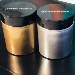 Metallic pigment paste powder gold silver discount glitter resin art supplies how do I create lines cells 