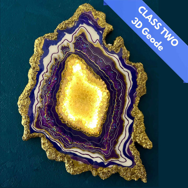 3D Resin Geode Class