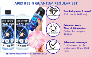 Apex Resin Quantum Regular Set resin for Tumblers