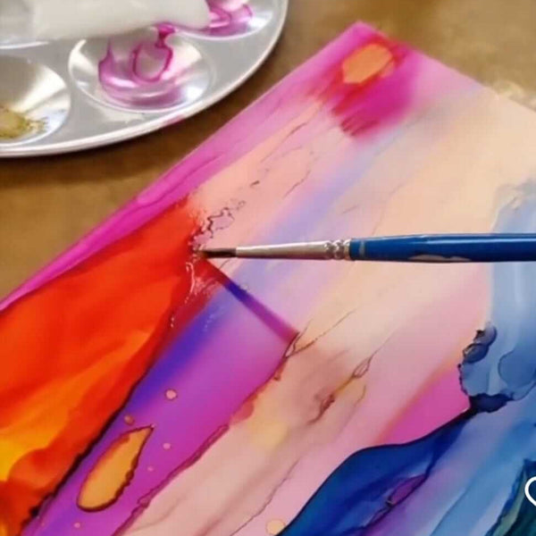 Professional Alcohol Ink Blending Fluid – Clean, Mix, and Lighten Inks!