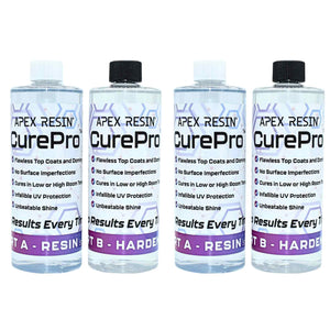 Apex Resin CurePro 2L Kit for Top Coat and Doming