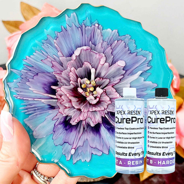 CurePro Epoxy Resin Kit - Crystal Clear Epoxy for resin coasters
