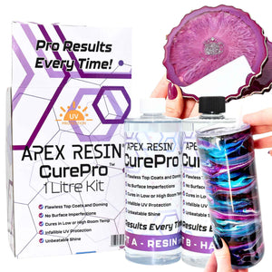 CurePro Epoxy Resin Kit - Crystal Clear Epoxy Apex Resin