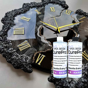 CurePro Epoxy Resin Kit - Crystal Clear Epoxy for resin clocks