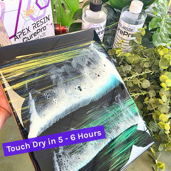 CurePro Epoxy Resin Kit - Crystal Clear Epoxy fast curing