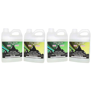 Apex Resin Fast Cure Epoxy 4 Litre Kit