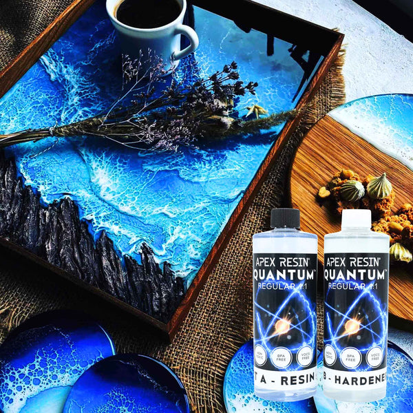 Quantum Epoxy Resin Kit - Crystal Clear Epoxy Apex Resin 
