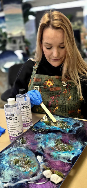 Apex Resin Ocean Art Class - The Art of Fluid Seas