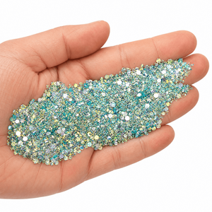 Twinkling Azure Cove - Turquoise Blue Green Textured Glitter for Resin Art