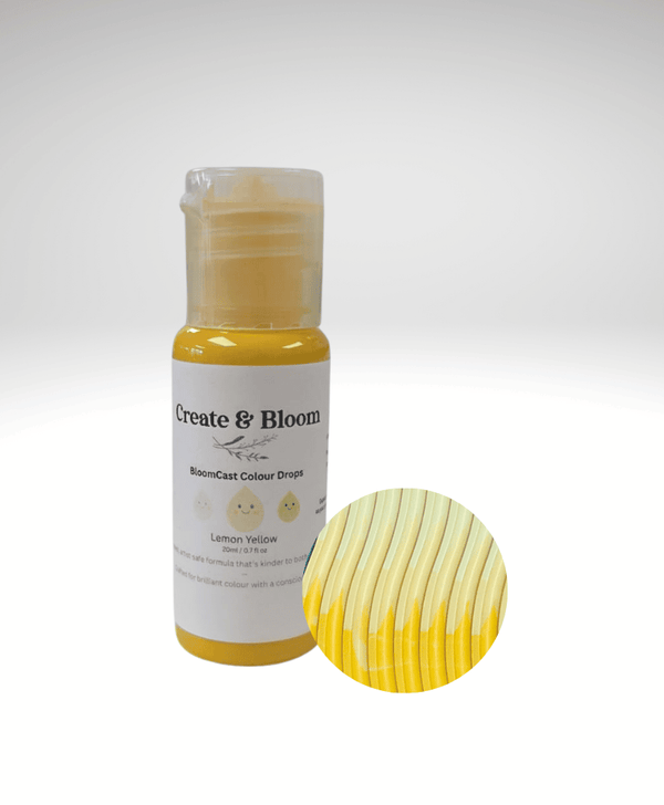 Yellow Bloom Cast Drops – Water-Based Pigment dye for Eco Pour