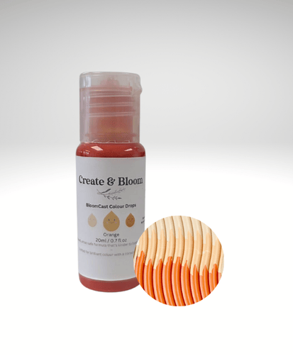 Orange Bloom Cast Drops – Water-Based Pigment dye for Eco Pour