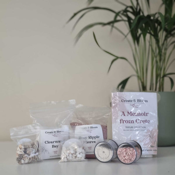 Resin Shells, rocks, crystals