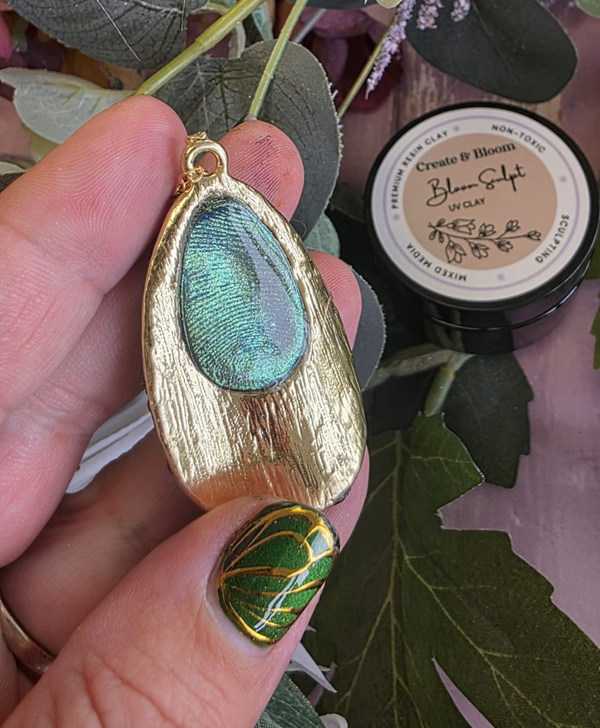 UV Clear Clay – Non-Toxic Sculpting Clay for Resin Crafting 50g