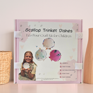 Eco Pour Craft Kit for Children! - Scallop Trinket Dishes