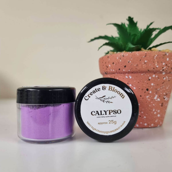 UV Glow Powder Pigment - Calypso Blue