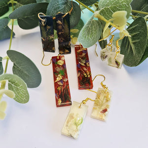Beginner Resin Jewellery Kit - Enchanted Woodland Earrings