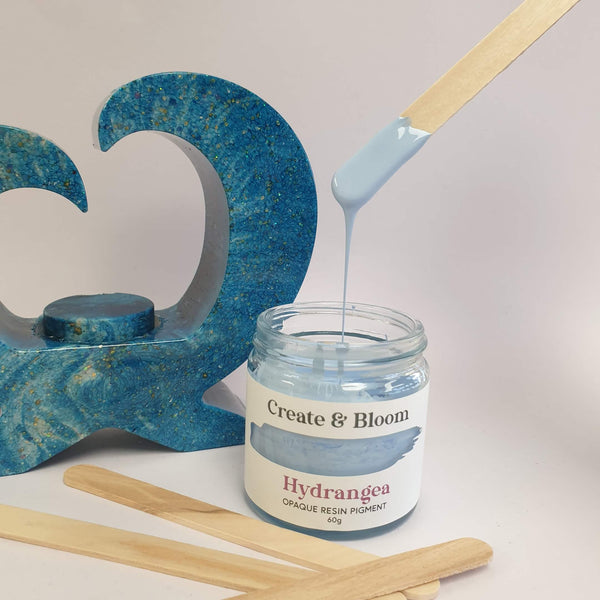 Opaque Resin Pigment: Hydrangea Blue
