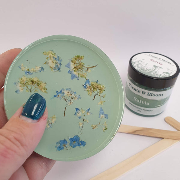 Opaque Resin Pigment: Salvia Green