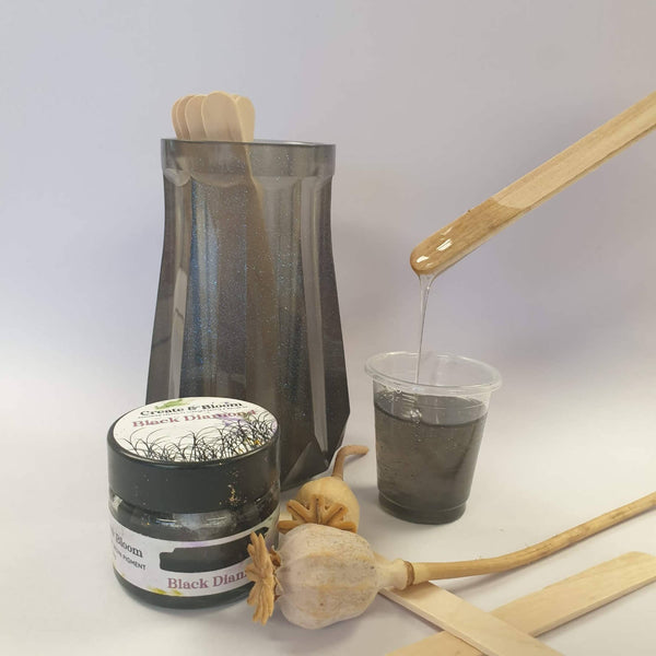 Transparent Resin Pigment: Black Diamond