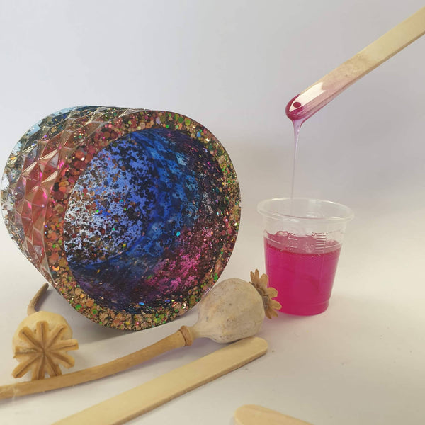 Transparent Resin Pigment: Pink Sky