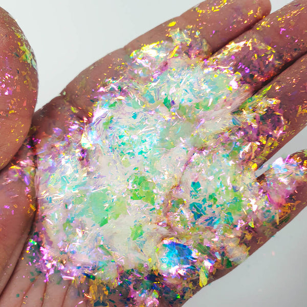 Super Special Goddess Flakes: Pink Polychromatic Glitter