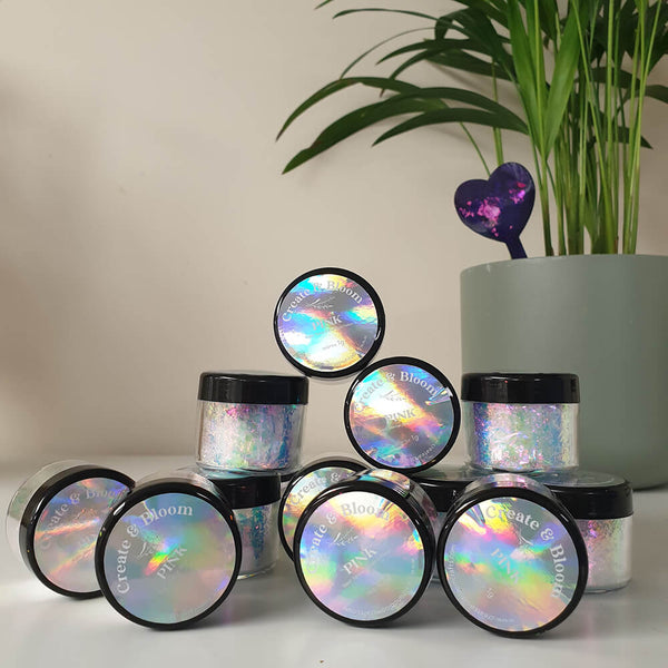 Super Special Goddess Flakes: Pink Polychromatic Glitter