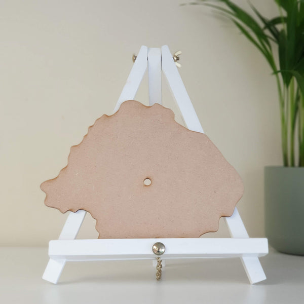 MDF Geode Clock Surface for Resin Art: Set of 3