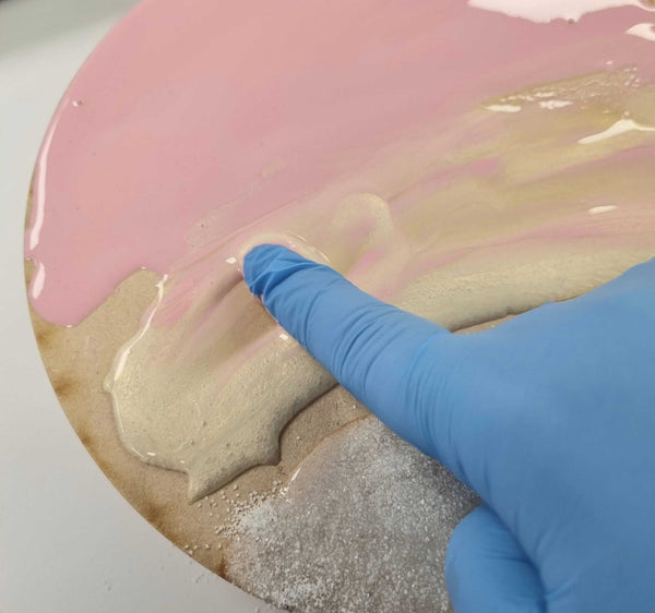 Ocean Paradise Resin Craft Kit – Pink & Gold Ocean Resin Art Kit with Apex One Coat Epoxy Resin