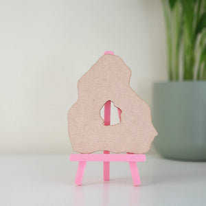 MDF Geode Coaster Surface for Resin Art Type A: Set of 3