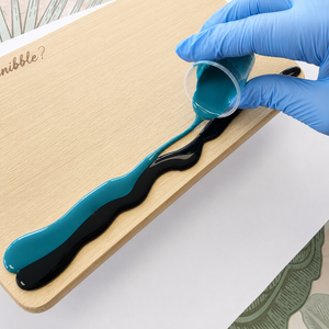 Ocean Waves Resin Charcuterie Board Workshop | PDF + Video Tutorial