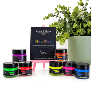 Opaque Epoxy Resin Pigment Paste Bundle: Neon Flux!