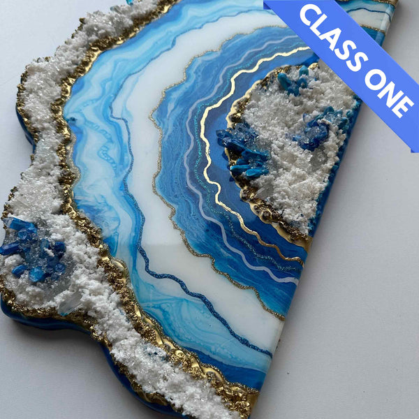 Resin Geode Art Class